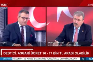 Destici, asgari ücret duyumunu paylaştı
