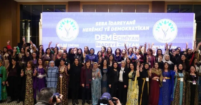 DEM Parti kadın eşbaşkan adaylarını tanıttı.