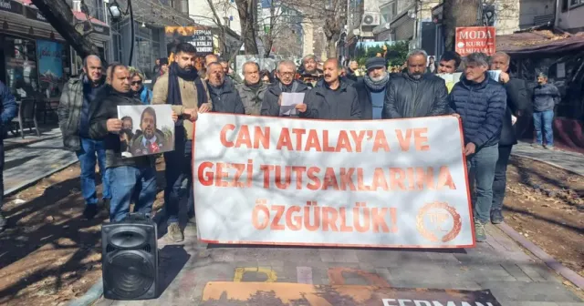 Tunceli’de Can Atalay protestosu