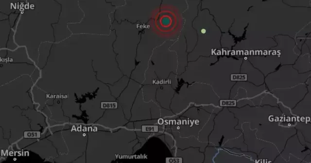 Adana'da deprem!