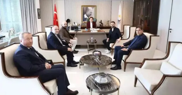 Meral Akşener Serkan Kafkas ve Süha Çardaklı ile görüştü