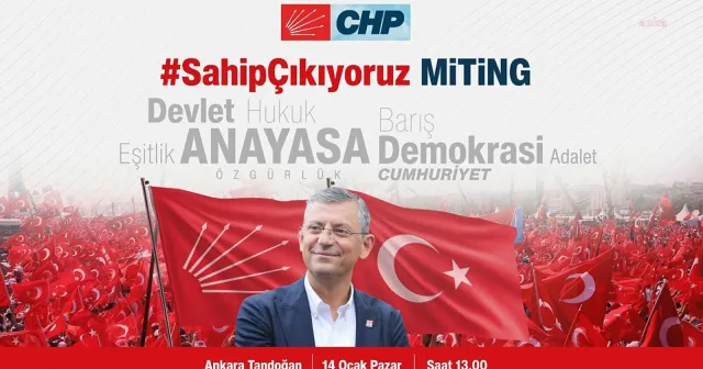 Özgür Özel'den 14 Ocak mitingine çağrı