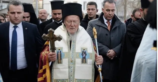 Fener Rum Patriği Bartholomeos, Bursa'da ayin yönetti