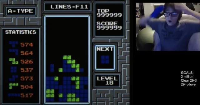 Tetris'te 35 yıl sonra gelen rekor!