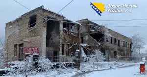 Saraybosna’da savaşın izleri