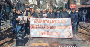 Tunceli’de Can Atalay protestosu