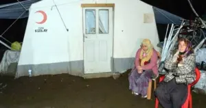 Şehit askerin depremzede ailesine ısıtıcı verildi!