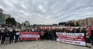 Özak işçilerinin direnişi 50’nci gününde: ‘Talepler kabul edilene kadar direniş sürecek’