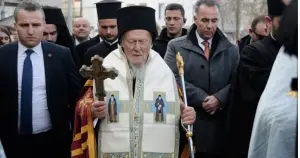 Fener Rum Patriği Bartholomeos, Bursa'da ayin yönetti