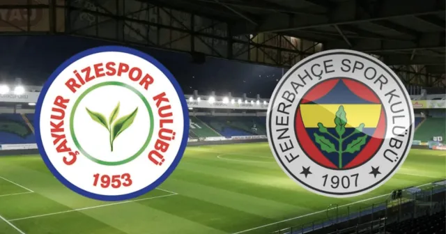 Yağmur altındaki Fenerbahçe-Rizespor maçında galip Fenerbahçe