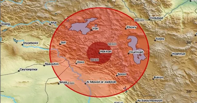 Hakkari'de deprem!