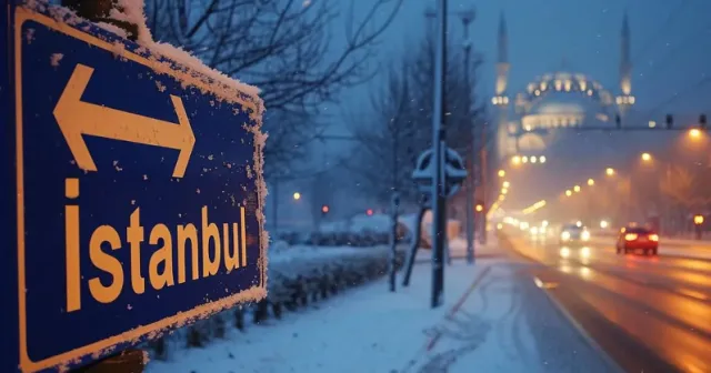 İstanbul'da kar yağışı için yeni tarih