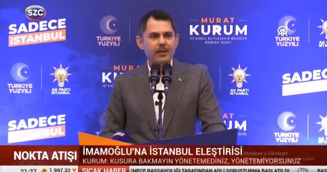 Murat Kurum’dan “Geçti Bolu’nun pazarı” gafı…