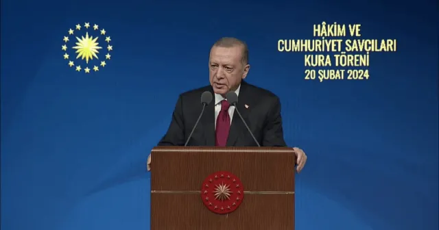 Recep Tayyip Erdoğan, yargıda düzenlemeye işaret etti