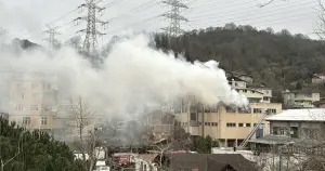 Beykoz’da kibrit fabrikasında yangın