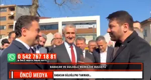 Ali Babacan, Düzce'de Davut Güloğlu’nu tanıyamadı