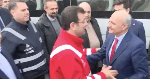 İmamoğlu Saadet Partili rakibiyle karşılaştı