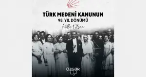 CHP Genel Başkanı Özgür Özel'den Medeni Kanun için mesaj
