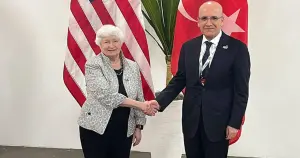 Mehmet Şimşek ve Fatih Karahan, ABD Hazine Bakanı Yellen ile görüştü
