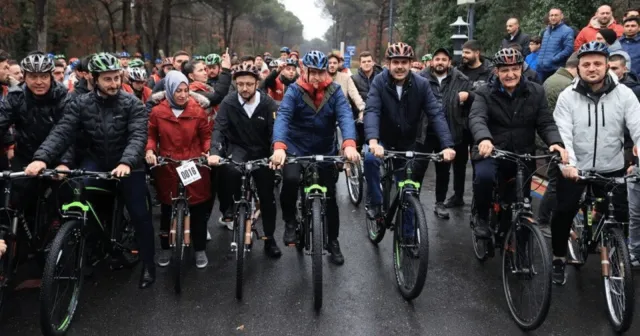 Dünyanın en uzun bisiklet hattı Beykoz'da oluşturuldu