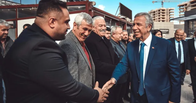 Ankara Otonomi esnafına Mansur Yavaş ziyareti