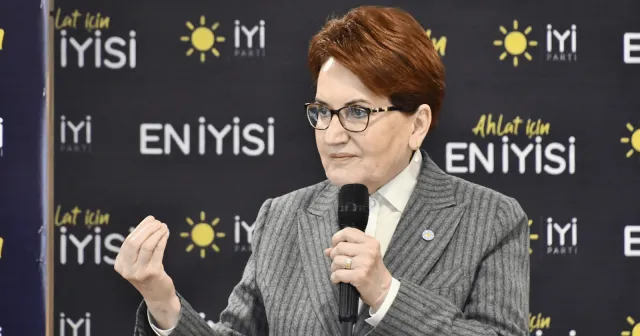 Meral Akşener, Ahlat'ta konuştu