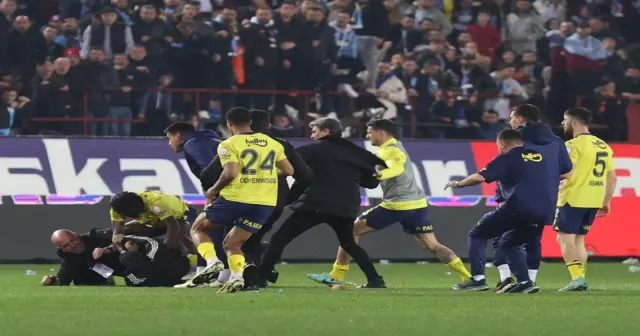Trabzonspor-Fenerbahçe maçındaki olaylara ilişkin 5 kişi tutuklandı