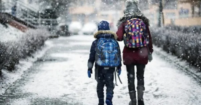 Olumsuz hava koşulları nedeniyle 6 ilde eğitime ara verildi
