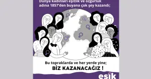 EŞİK: "Bu topraklar ve her yerde yine; Biz kazanacağız!"