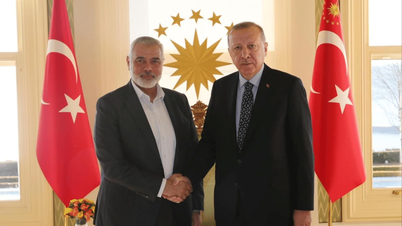 Cumhurbaşkanı Recep Tayyip Erdoğan, İsmail Haniye'yi kabul etti