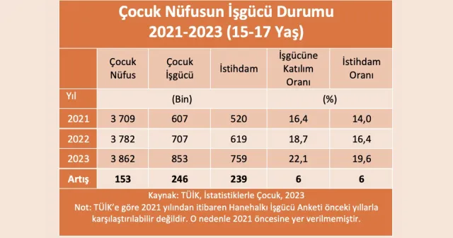 DİSK: "Çocuk istihdamı 239 bin arttı"
