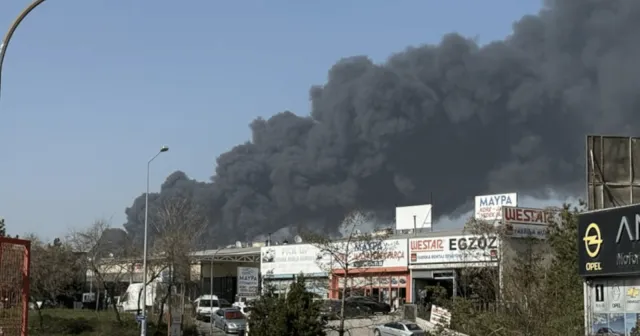 Ankara'da Hurdacılar Sanayi Sitesi'nde yangın çıktı