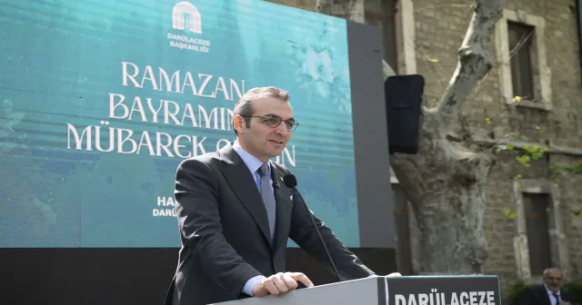 Şişli Belediye Başkanı Şahan, Darülaceze sakinleriyle bayramlaştı