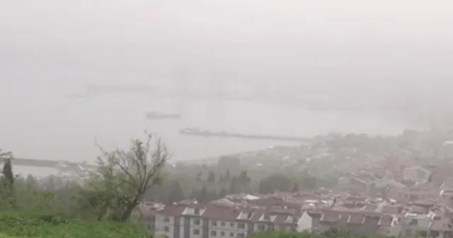 Tekirdağ gözden kayboldu: Türkiye çöl tozunun etkisinde