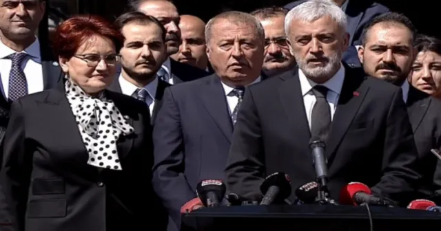 İYİ Parti, YSK önünde açıklama yaptı