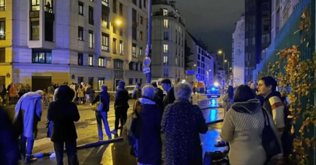Paris'te bir apartmanda patlama meydana geldi