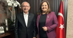Burcu Köksal, Kemal Kılıçdaroğlu'nu ziyaret etti