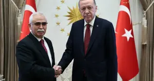 Cumhurbaşkanı Erdoğan ve AYM Başkanı Özkaya görüştü