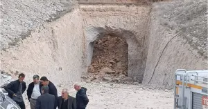 Niğde’de toprak altındaki patates deposunda göçük