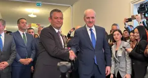Numan Kurtulmuş ile Özgür Özel'in anayasa görüşmesi sona erdi