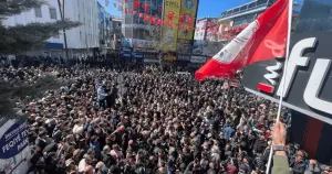 Van’da DEM Parti, EMEP, TİP ve CHP'den ortak yürüyüş