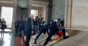 Almanya Cumhurbaşkanı Steinmeier, Anıtkabir'i ziyaret etti
