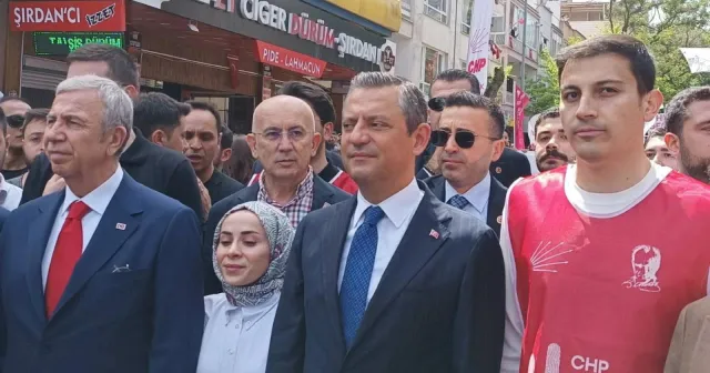 Özgür Özel, Büyük Gençlik Yürüyüşü'ne katıldı
