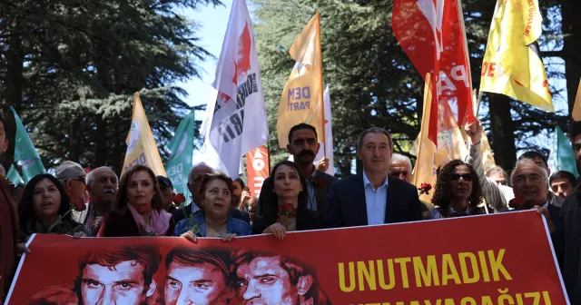 DEM Parti, Deniz Gezmiş, Hüseyin İnan ve Yusuf Arslan’ı andı