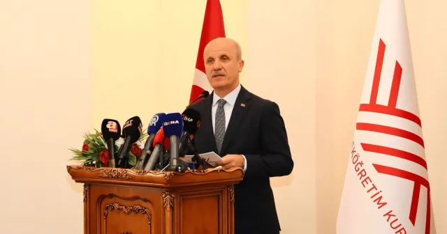 YÖK Başkanı Özvar: Katliamlara karşı çıktığı için işini kaybeden akademisyenlere kapımız açıktır