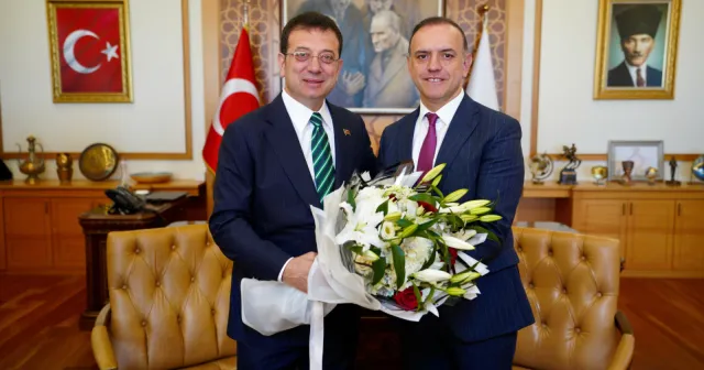 Ekrem İmamoğlu, Sancaktepe Belediye Başkanı Alper Yeğin’i ziyaret etti