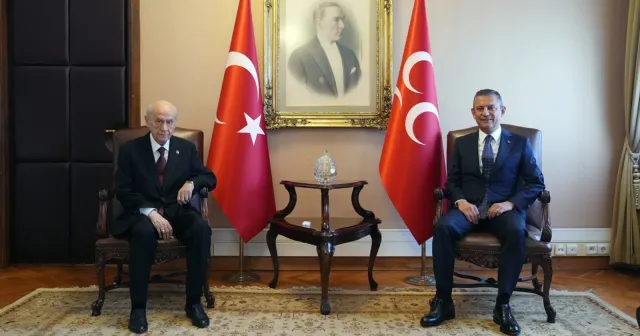 Özgür Özel ve Devlet Bahçeli görüşmesi sona erdi