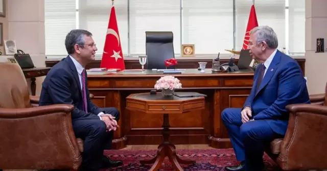 Özgür Özel, Mansur Yavaş'ı ziyaret etti