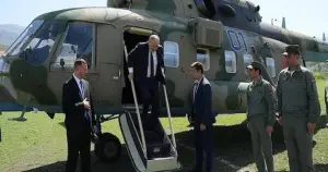 Ermenistan Başbakanı Paşinyan'ın helikopteri acil iniş yaptı