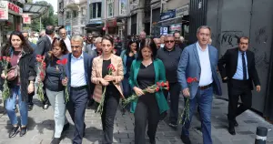 DEM Parti Eş Genel Başkanlarından Cumartesi Anneleri'ne destek